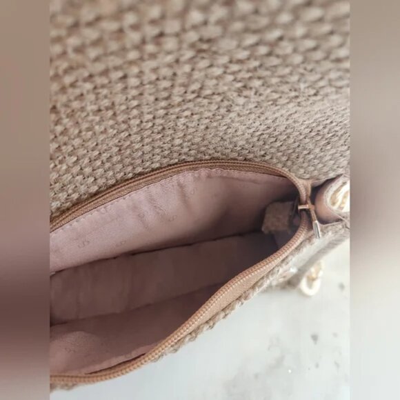 Dior Raffia Straw Bag Acrylic shoulder strap - Picture 12 of 16